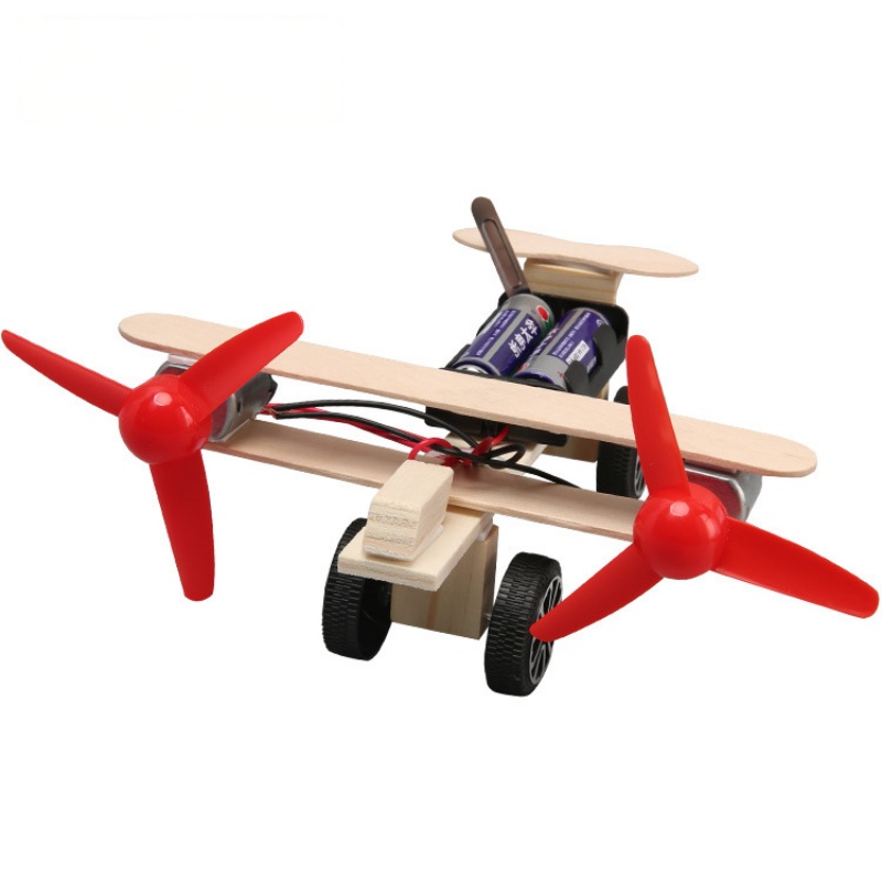 DIYツインエンジンタキシング航空機おもちゃ モデル科学実験 - Model Kit Engine のレビューと価格